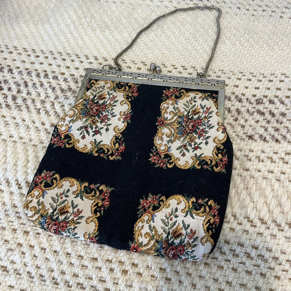 Vintage Tapestry Purse